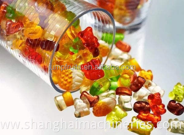 High Efficiency Customizable Fudge Candy Jelly Gummy Depositing Machine For Production Line